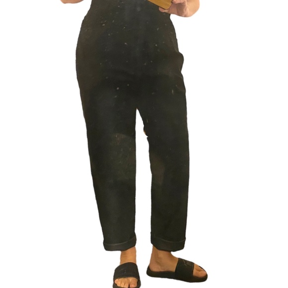 Vintage Danier, Black Suede trouser. Sz 12 - Picture 2 of 16